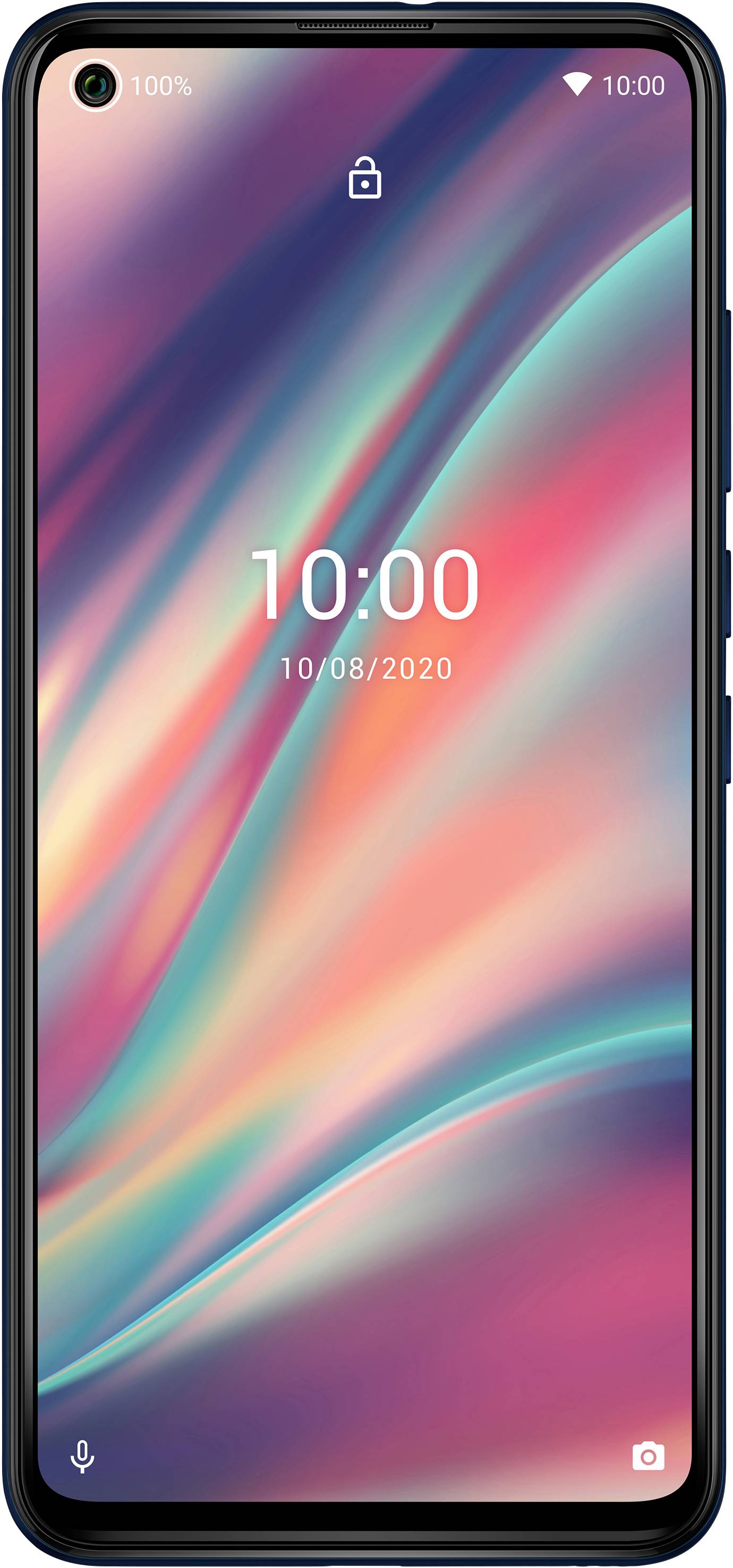 WIKO View 5 Smartphone 64 GB 16.6 cm (6.55 Zoll) Midnight Blau Android™ 10 Dual-SIM