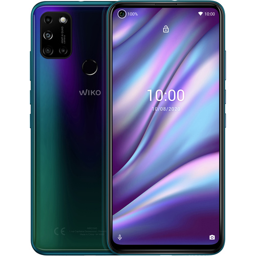 WIKO View 5 Plus Dual-SIM Smartphone 128 GB 6.55 Zoll (16.6 cm) Dual-SIM Android™ 10 Aurora Blue