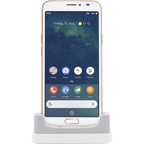 Doro 8080 Senioren-Smartphone 32 GB 14.5 cm (5.7 Zoll) Weiß Android™ 9.0