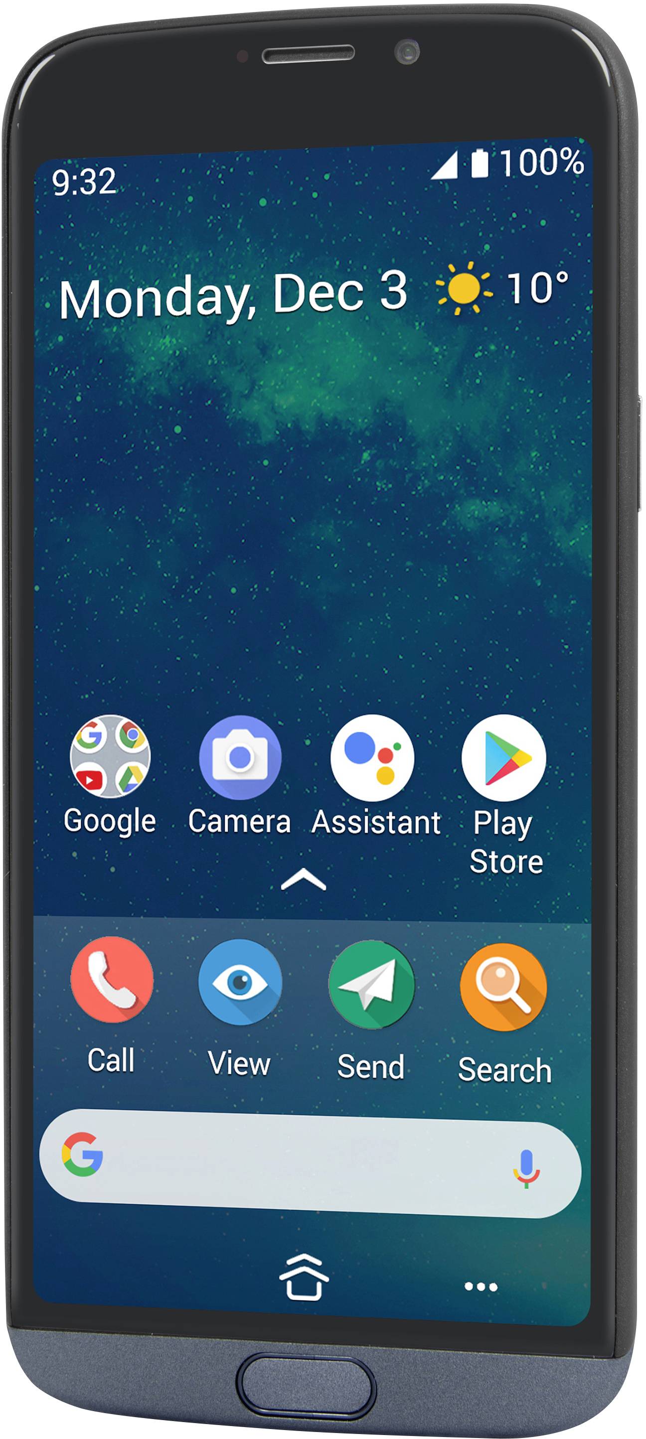 Doro 8050 Senioren-Smartphone 16GB 13.8cm (5.45 Zoll) Graphit Android™ 9.0