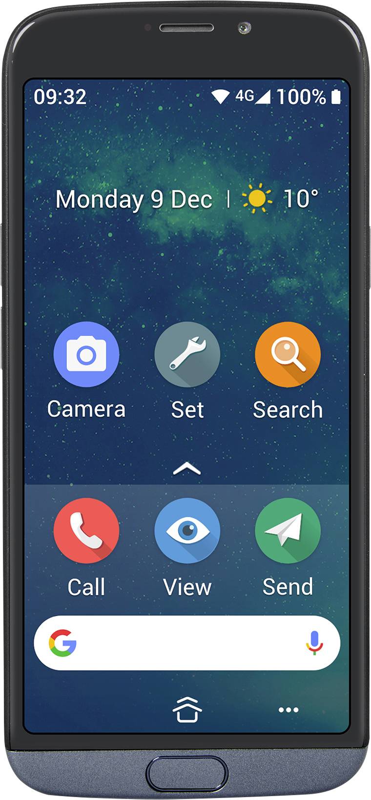 Doro 8050 Senioren-Smartphone 16GB 13.8cm (5.45 Zoll) Graphit Android™ 9.0