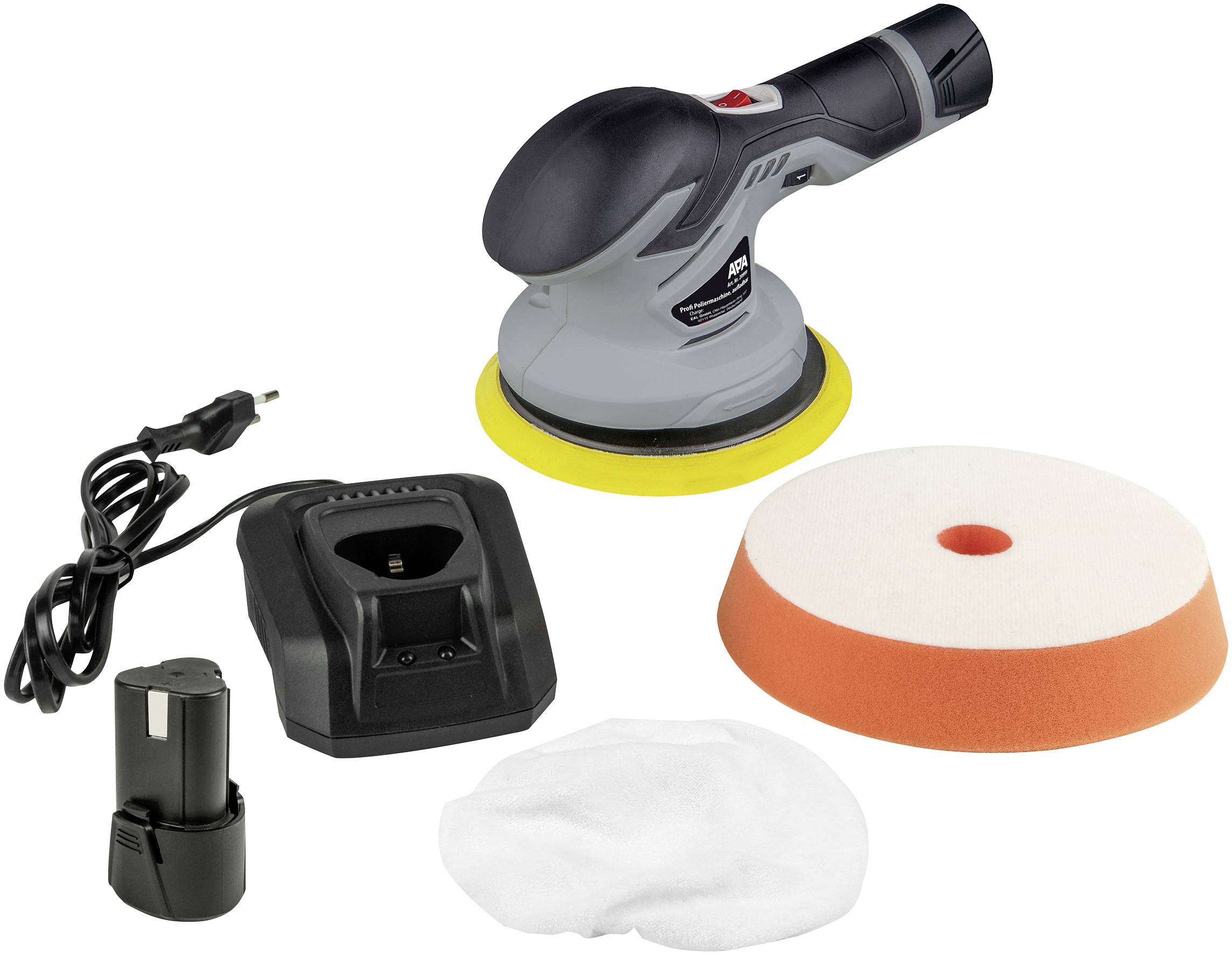 APA 20999 Akku Exzenterpoliermaschine 60W 2500 - 5000 U/min