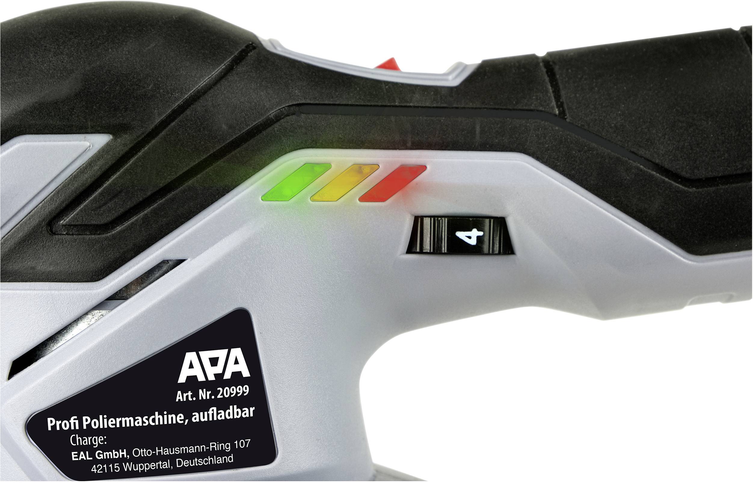 APA 20999 Akku Exzenterpoliermaschine 60W 2500 - 5000 U/min