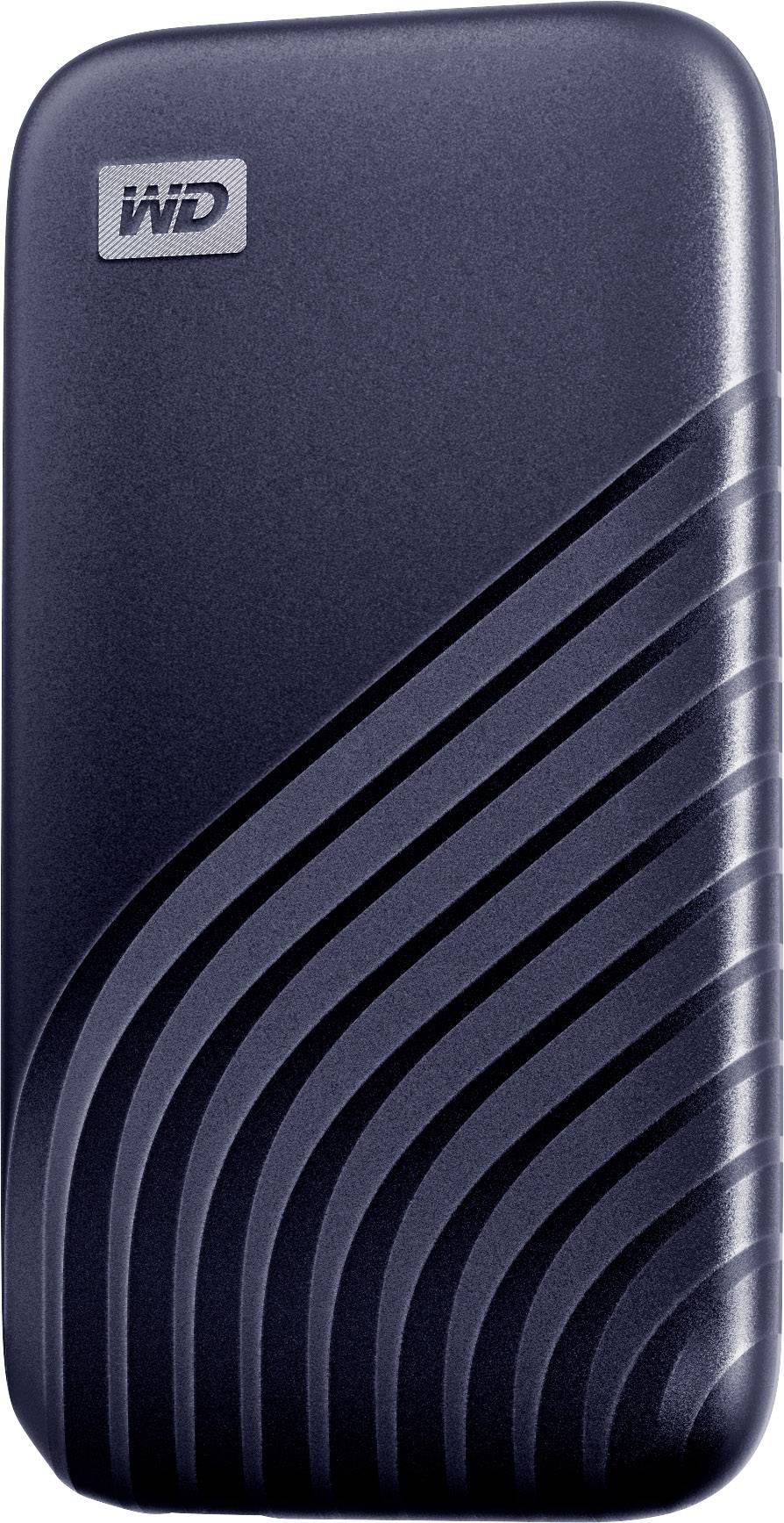 WD My Passport 1 TB Externe SSD-Festplatte 6.35 cm (2.5 Zoll) USB-C® Blau WDBAGF0010BBL-WESN