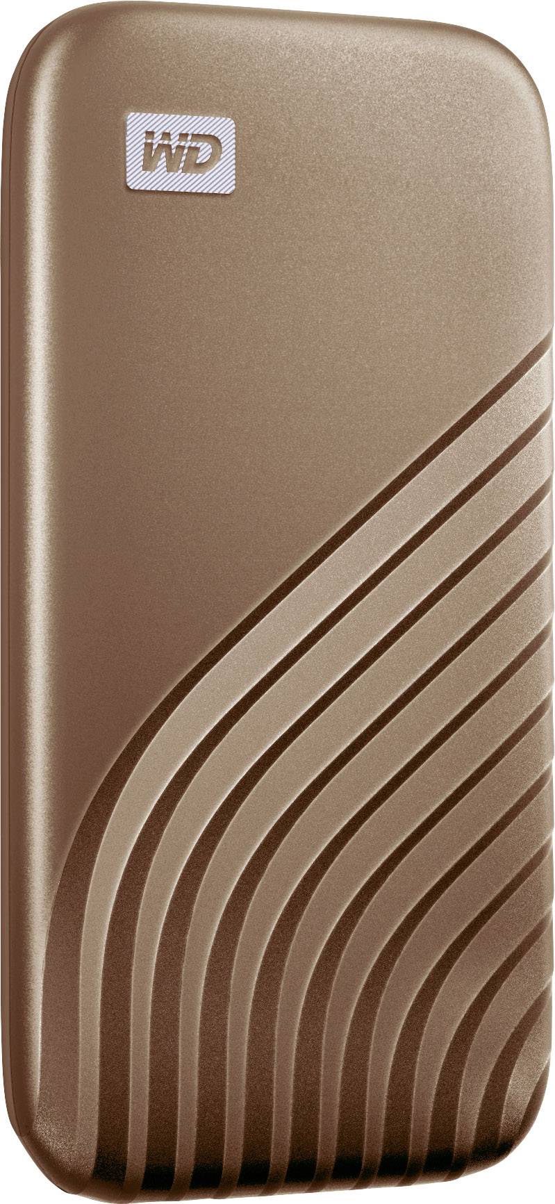 WD My Passport 1TB Externe SSD-Festplatte 6.35cm (2.5 Zoll) USB-C® Gold WDBAGF0010BGD-WESN