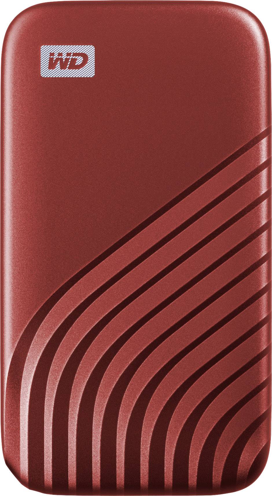 WD My Passport 1 TB Externe SSD-Festplatte 6.35 cm (2.5 Zoll) USB-C® Rot WDBAGF0010BRD-WESN