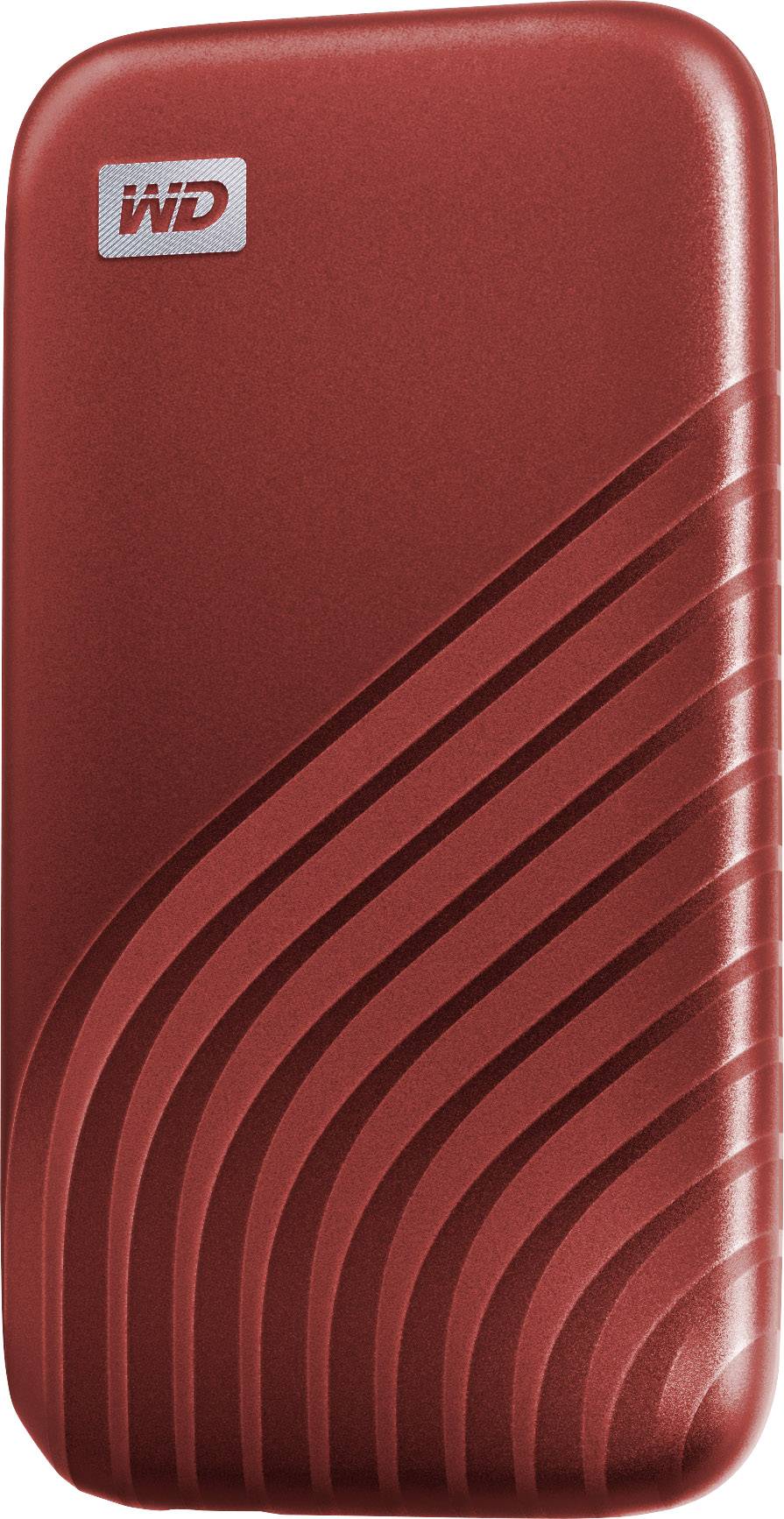 WD My Passport 1 TB Externe SSD-Festplatte 6.35 cm (2.5 Zoll) USB-C® Rot WDBAGF0010BRD-WESN