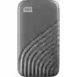 WD My Passport 2TB Externe SSD-Festplatte 6.35cm (2.5 Zoll) USB-C® Grau WDBAGF0020BGY-WESN WD My Passport 2TB Externe SSD-Festplatte 6.35cm (2.5 Zoll) USB-C® Grau WDBAGF0020BGY-WESN