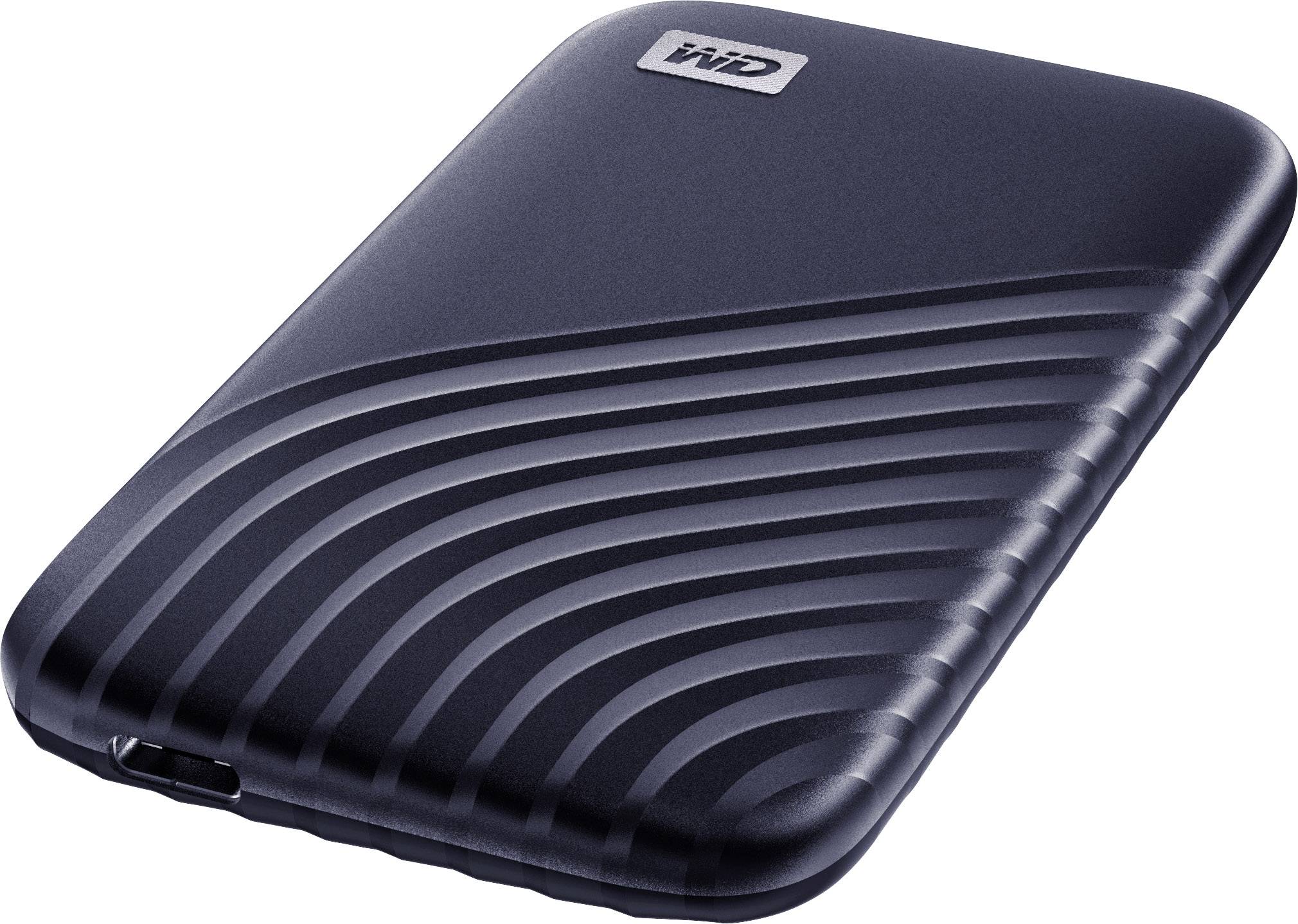 WD My Passport 2 TB Externe SSD-Festplatte 6.35 cm (2.5 Zoll) USB-C® Blau WDBAGF0020BBL-WESN