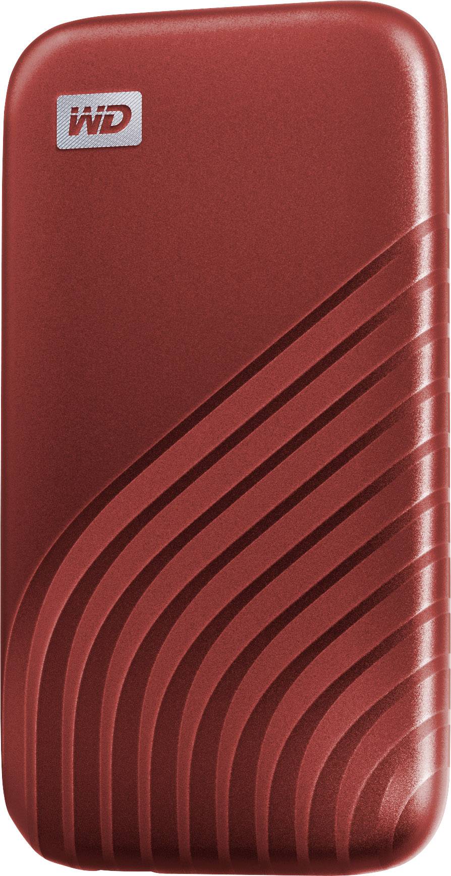 WD My Passport 2 TB Externe SSD-Festplatte 6.35 cm (2.5 Zoll) USB-C® Rot WDBAGF0020BRD-WESN