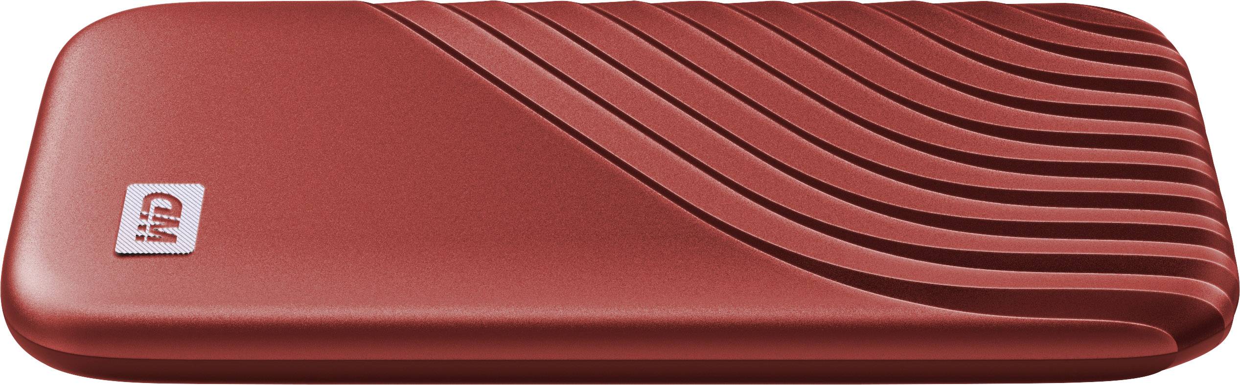 WD My Passport 2TB Externe SSD-Festplatte 6.35cm (2.5 Zoll) USB-C® Rot WDBAGF0020BRD-WESN