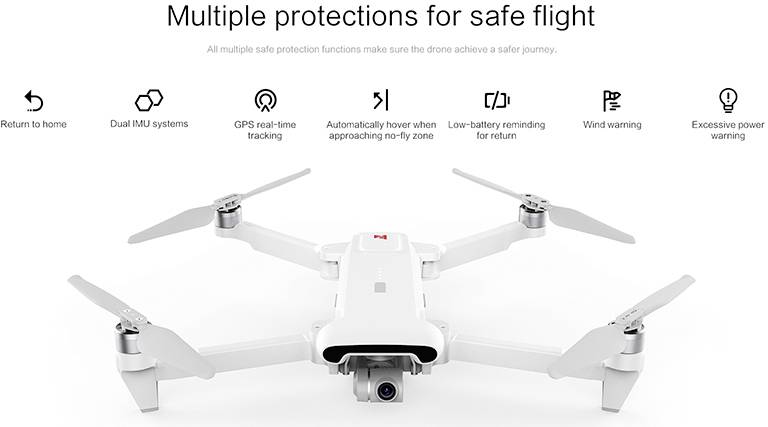 Xiaomi FIMI X8 SE 2020 Combo Quadrocopter RtF Kameraflug Weiß