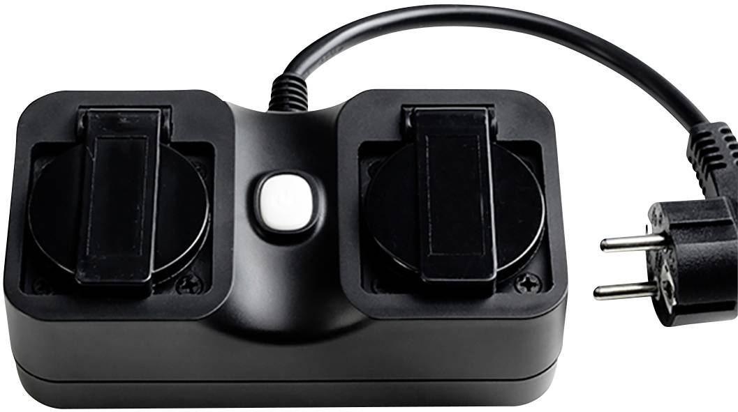 EDIMAX SP-1122WTO WiFi-Steckdosenleiste Schwarz Schutzkontakt 1 St.