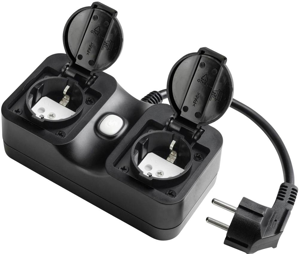 EDIMAX SP-1122WTO WiFi-Steckdosenleiste Schwarz Schutzkontakt 1 St.