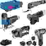 Bosch Professional 5 tool KIT + GBA + GAL + XL-boxx 0615A0017D Werkzeugset Universal im Koffer 10te