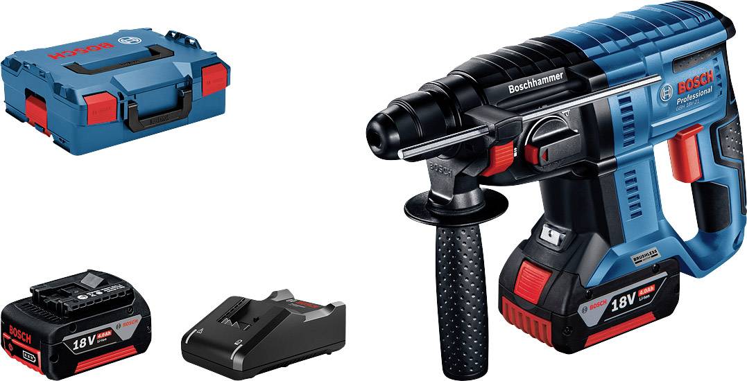 Bosch Professional SDS-Plus-Akku-Bohrhammer 18 V 4.0 Ah Li-Ion