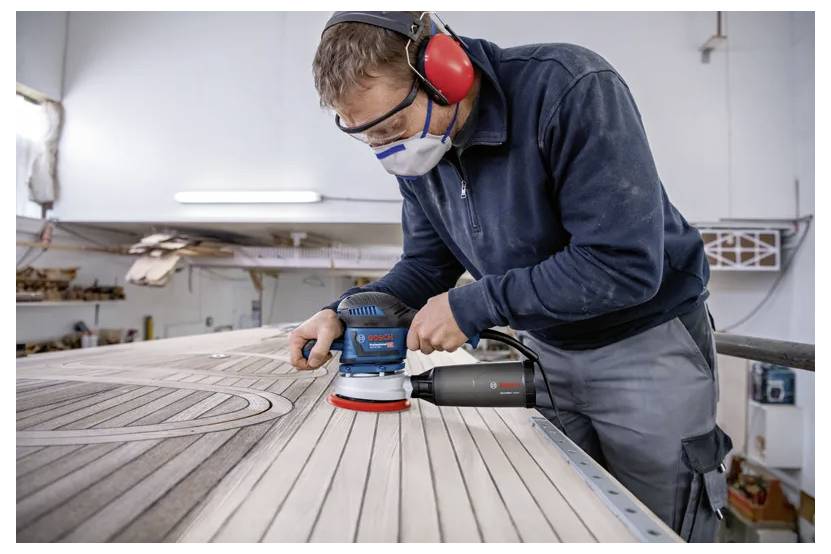 Bosch Professional 060137B201 Exzenterschleifer 400 W Ø 150 mm