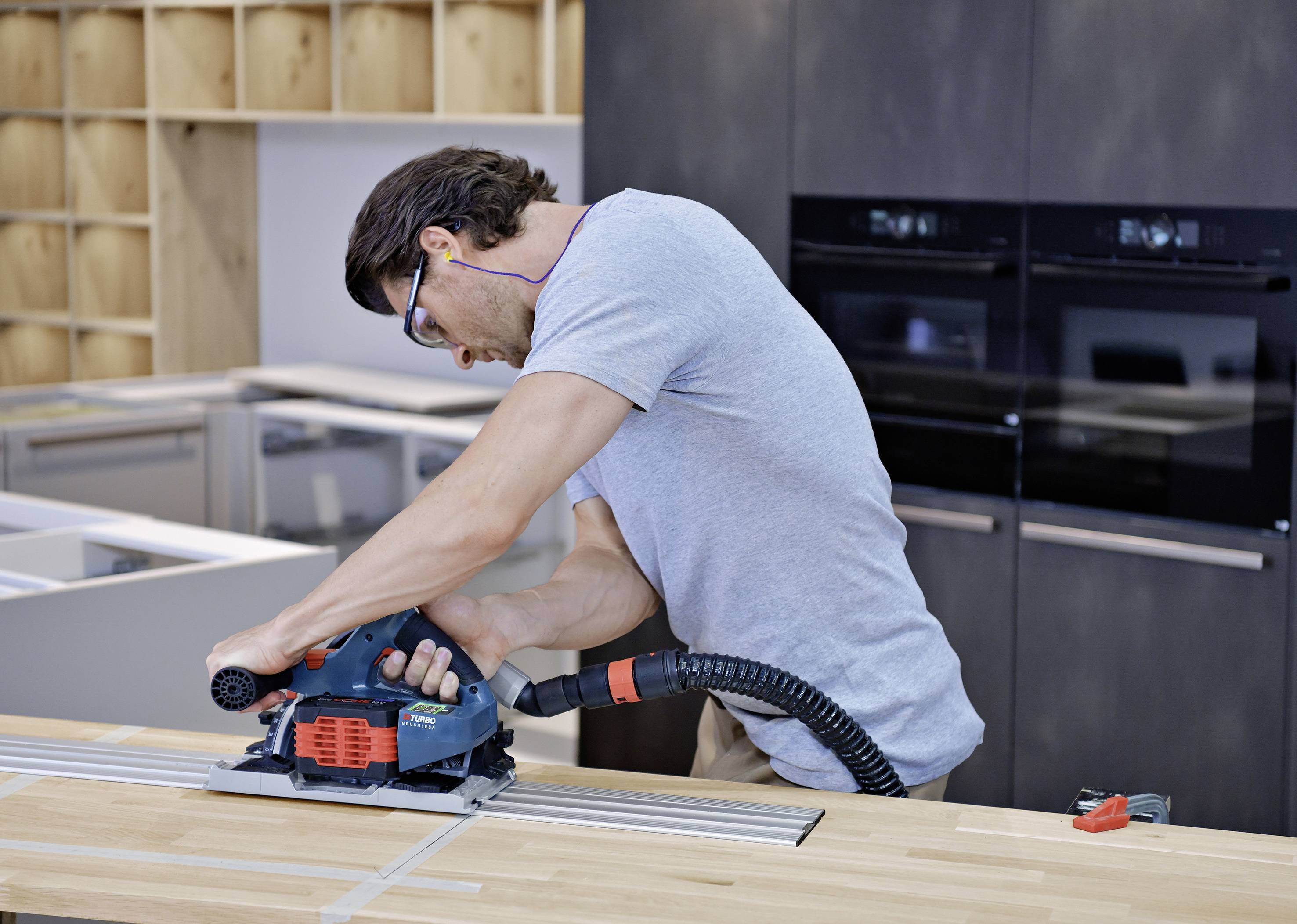 Bosch Professional BITURBO GKT 18V-52 GC Akku-Tauchsäge 140mm 20mm 1620W