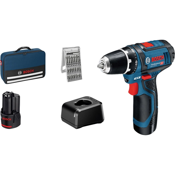 Bosch Professional 060186810H Akku-Bohrmaschine 12 V 2.0 Ah inkl. 2. Akku Bosch Professional 060186810H Akku-Bohrmaschine 12 V 2.0 Ah inkl. 2. Akku