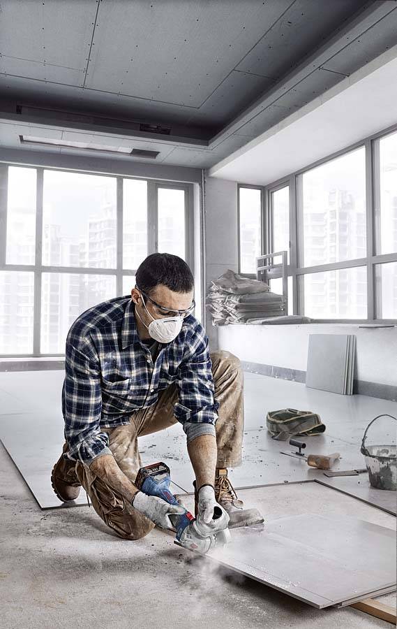 Bosch Professional GWS 18V-7 06019H9001 Akku-Winkelschleifer 125 mm ohne Akku, ohne Ladegerät 18 V