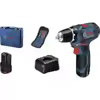 Bosch Professional GSR 12V-15 -Akku-Bohrmaschine 12V inkl. 2. Akku, inkl. Ladegerät, inkl. Koffer Bosch Professional GSR 12V-15 -Akku-Bohrmaschine 12V inkl. 2. Akku, inkl. Ladegerät, inkl. Koffer