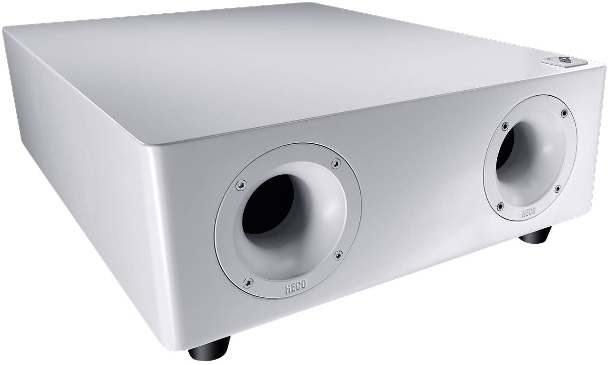 HECO Ambient Sub 88 F HiFi Subwoofer Weiß 50Hz - 150Hz