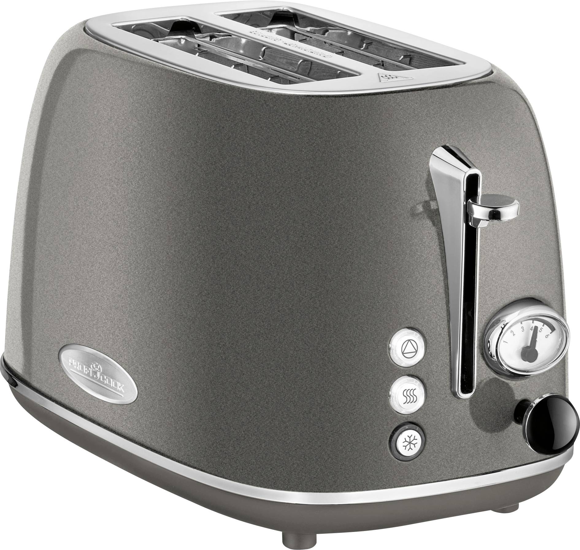 Profi Cook PC-TA 1193 Toaster Edelstahl, Anthrazit