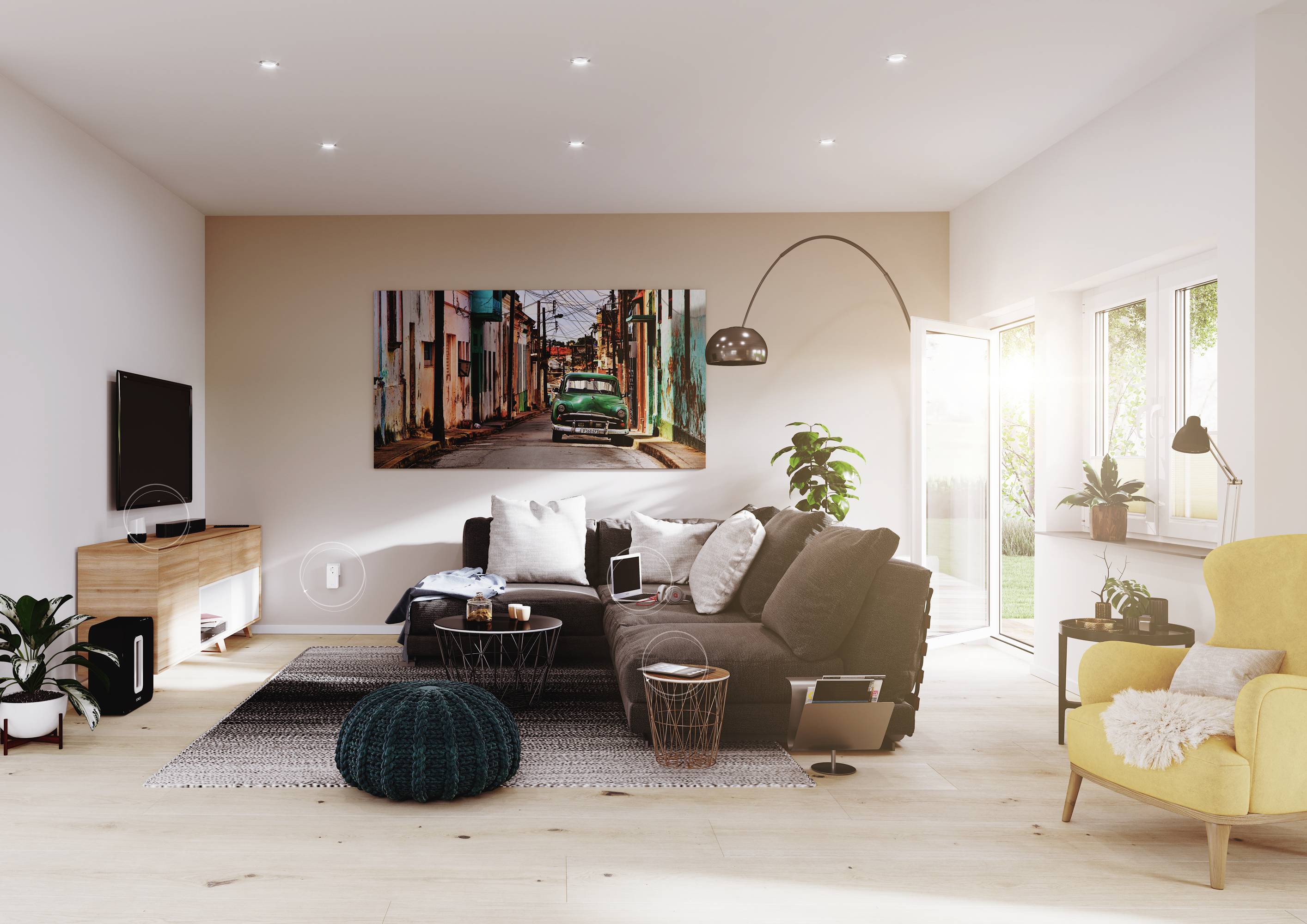 Devolo Magic 2 WiFi triple Streaming Kit Powerline WLAN Network Kit 8728 DE Powerline, WLAN 2400MBit/s