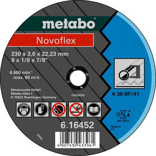 Metabo 616454000 Trennscheibe gekröpft 115 mm 25 St. Metall