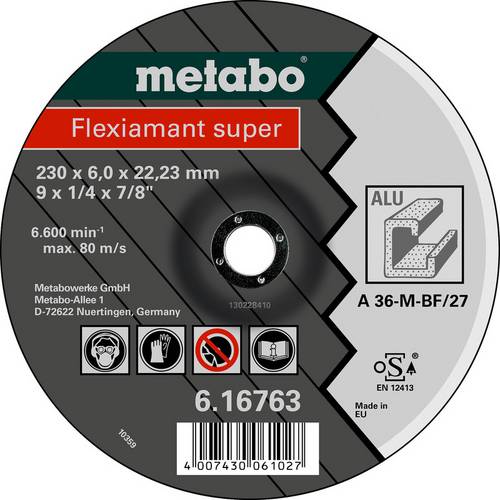 Metabo 616749000 Schruppscheibe gekröpft Bohrungs-Ø 22.23 mm 25 St.