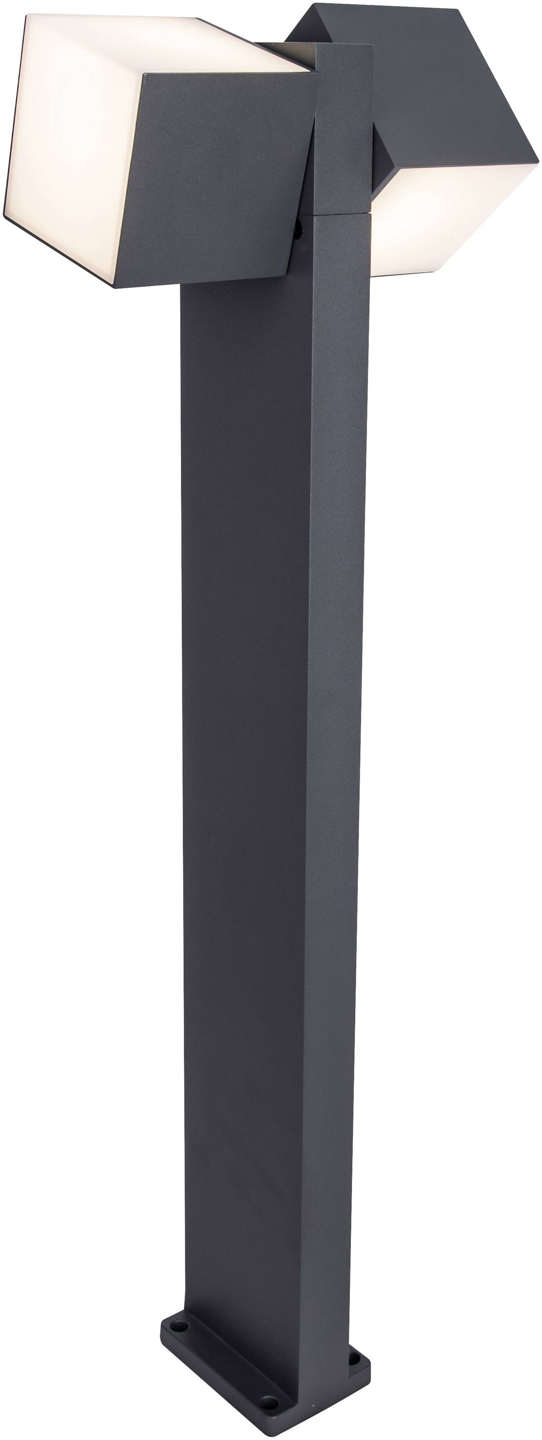 Lutec 7193801118 CUBA LED-Außenstandleuchte 24.4 W Dunkelgrau