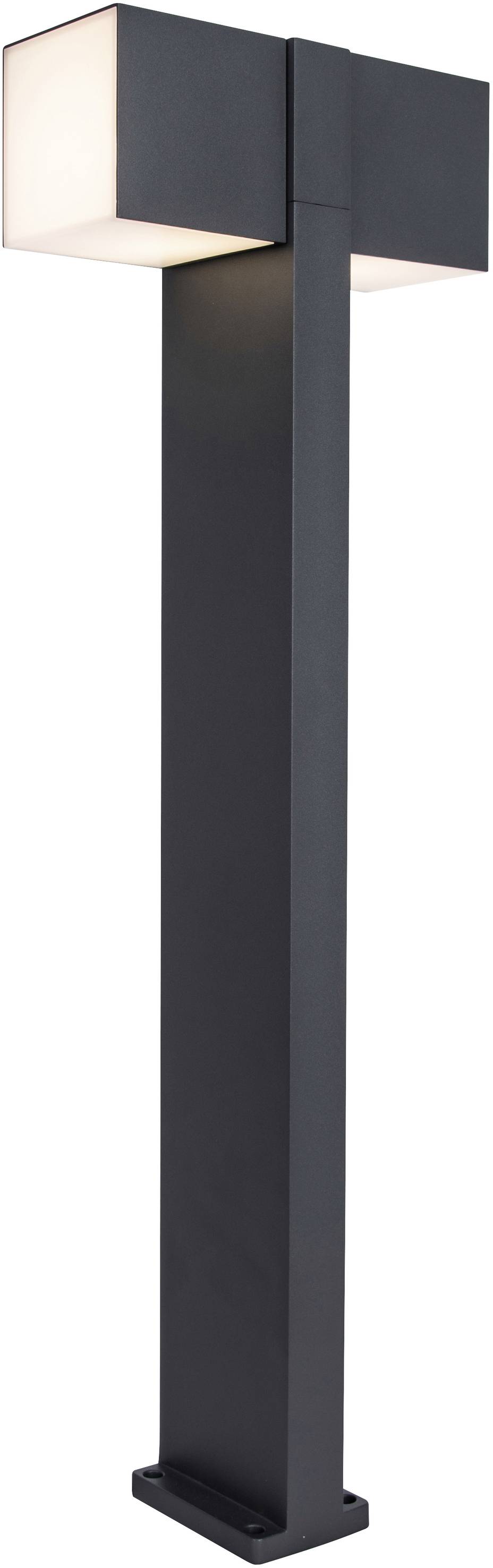 Lutec 7193801118 CUBA LED-Außenstandleuchte 24.4 W Dunkelgrau