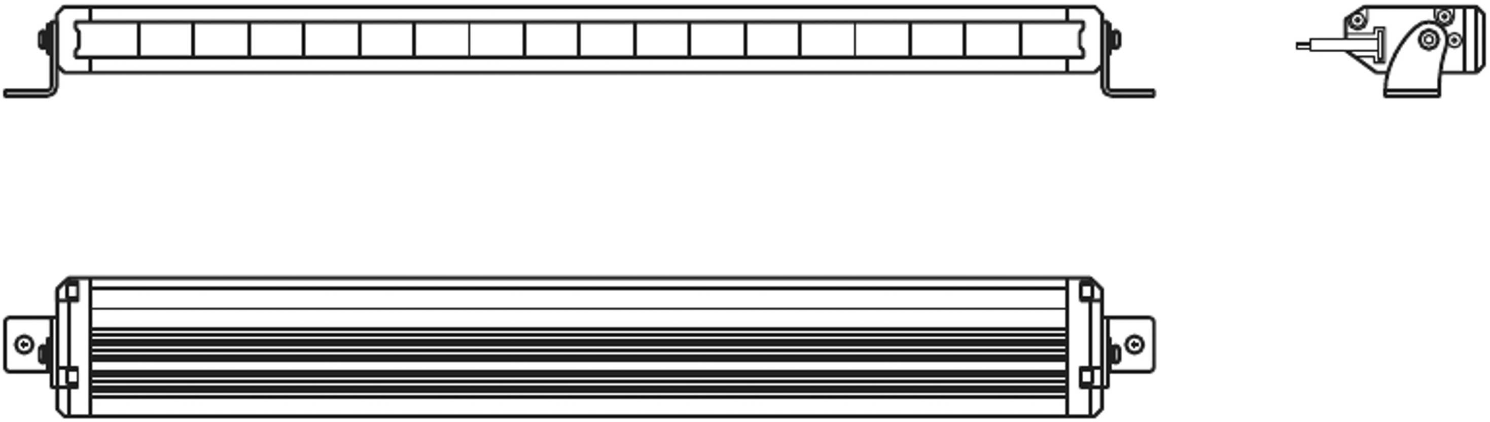 OSRAM Fernscheinwerfer LEDDL116-SP LEDDL116-SP LED vorne (L x B x H) 67 x 526 x 36 mm
