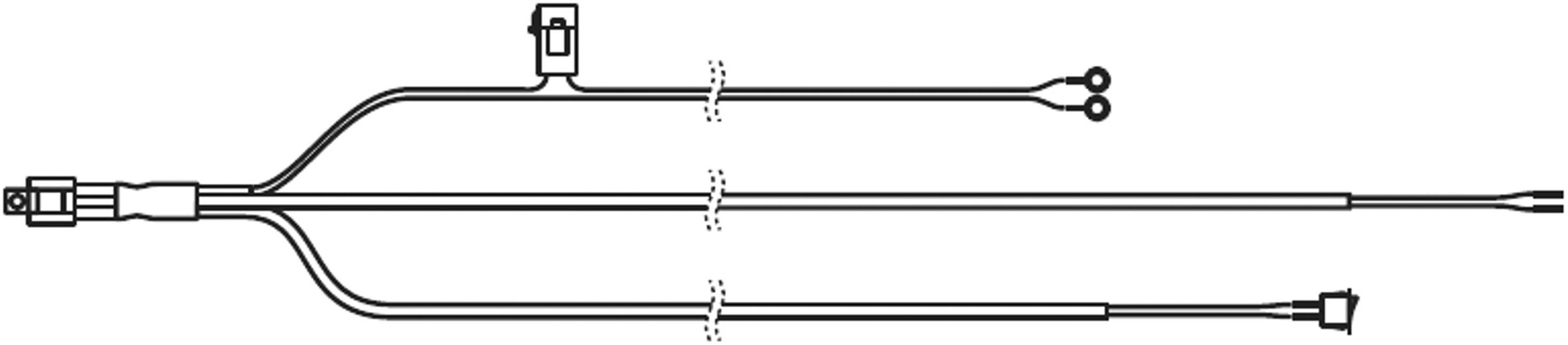 Osram Automotive Anschlusskabel 12V WIRE HARNESS AX 1LS LEDDL ACC 101