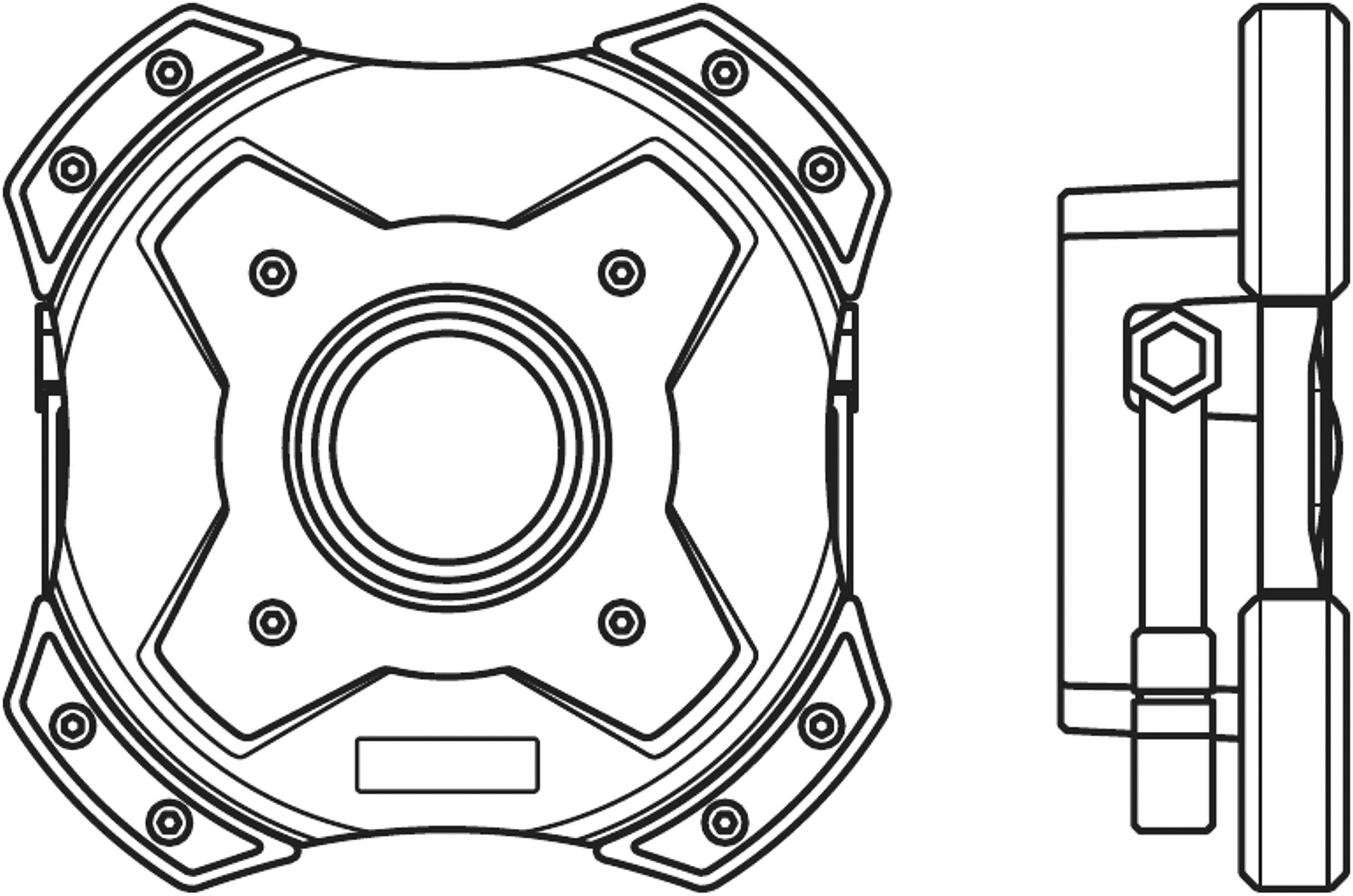 OSRAM LEDIL FLOOD 10W LEDIL FLOOD 10W LED Strahler akkubetrieben 10 W 1200 lm, 600 lm