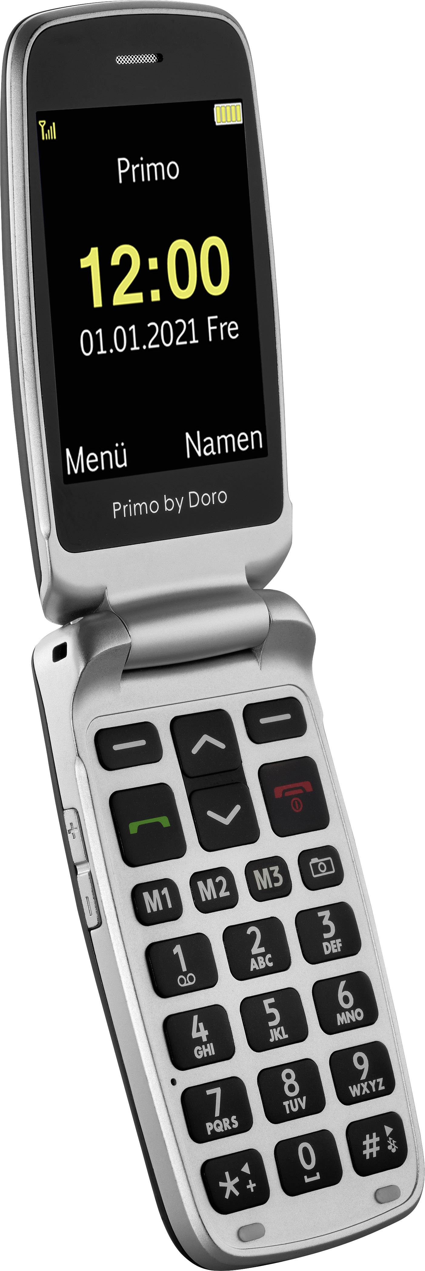 Primo 408 by DORO Senioren-Handy SOS Taste Graphit