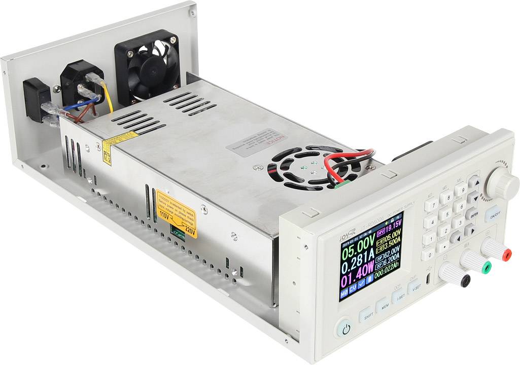 Joy-it Labornetzgerät, einstellbar 0 - 60V 0 - 6A 400W USB, WiFi fernsteuerbar, programmierbar Anzahl Ausgänge 2 x