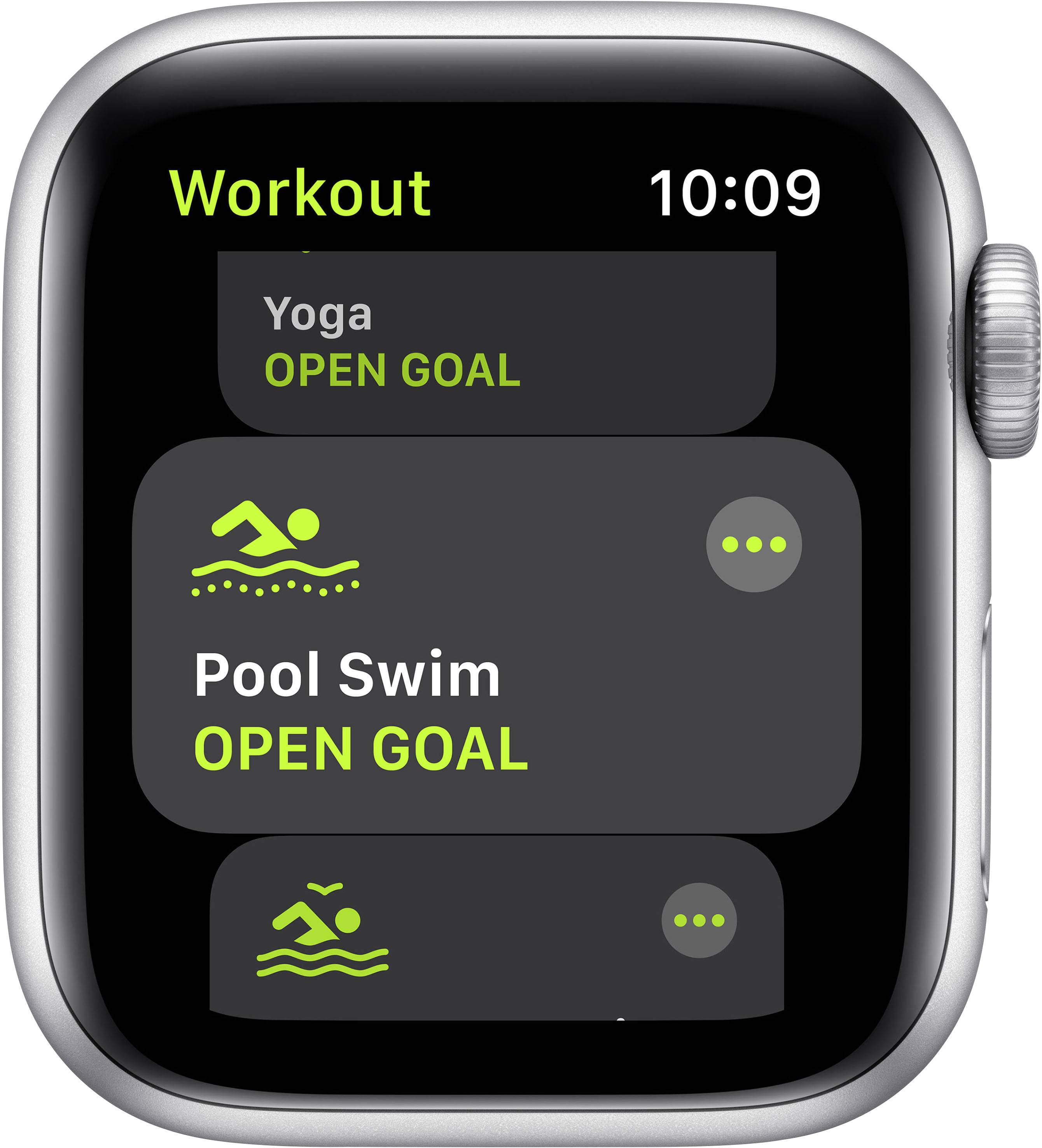 Apple Watch SE GPS 40 mm Aluminiumgehäuse Silber Sportarmband Weiß