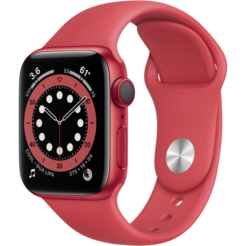 Apple Watch Series 6 GPS 40 mm Aluminiumgehäuse (PRODUCT) RED™ Sportarmband Rot