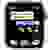 Apple Watch Series 6 GPS 44 mm Aluminiumgehäuse Silber Sportarmband Weiß
