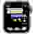 Apple Watch Series 6 GPS + Cellular 40 mm Aluminiumgehäuse Silber Sportarmband Weiß
