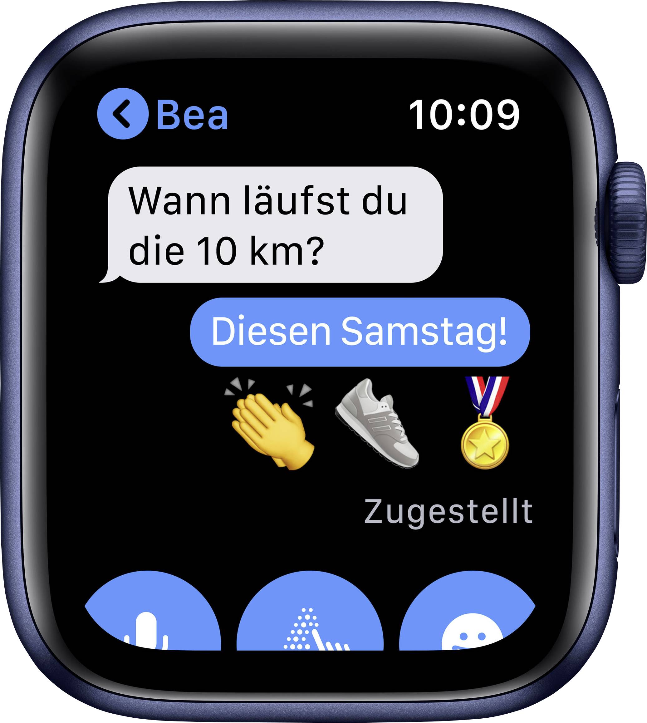 Apple Watch Series 6 GPS + Cellular 44 mm Aluminiumgehäuse Blue Sportarmband Deep Navy