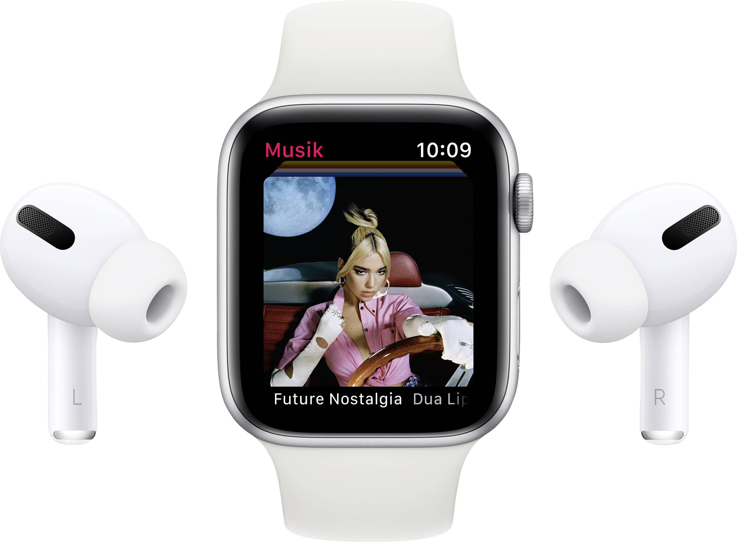 Apple Watch Series 6 GPS 40mm Aluminiumgehäuse Space Grau Sportarmband Schwarz