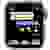 Apple Watch Series 6 GPS 40mm Aluminiumgehäuse Silber Sportarmband Weiß