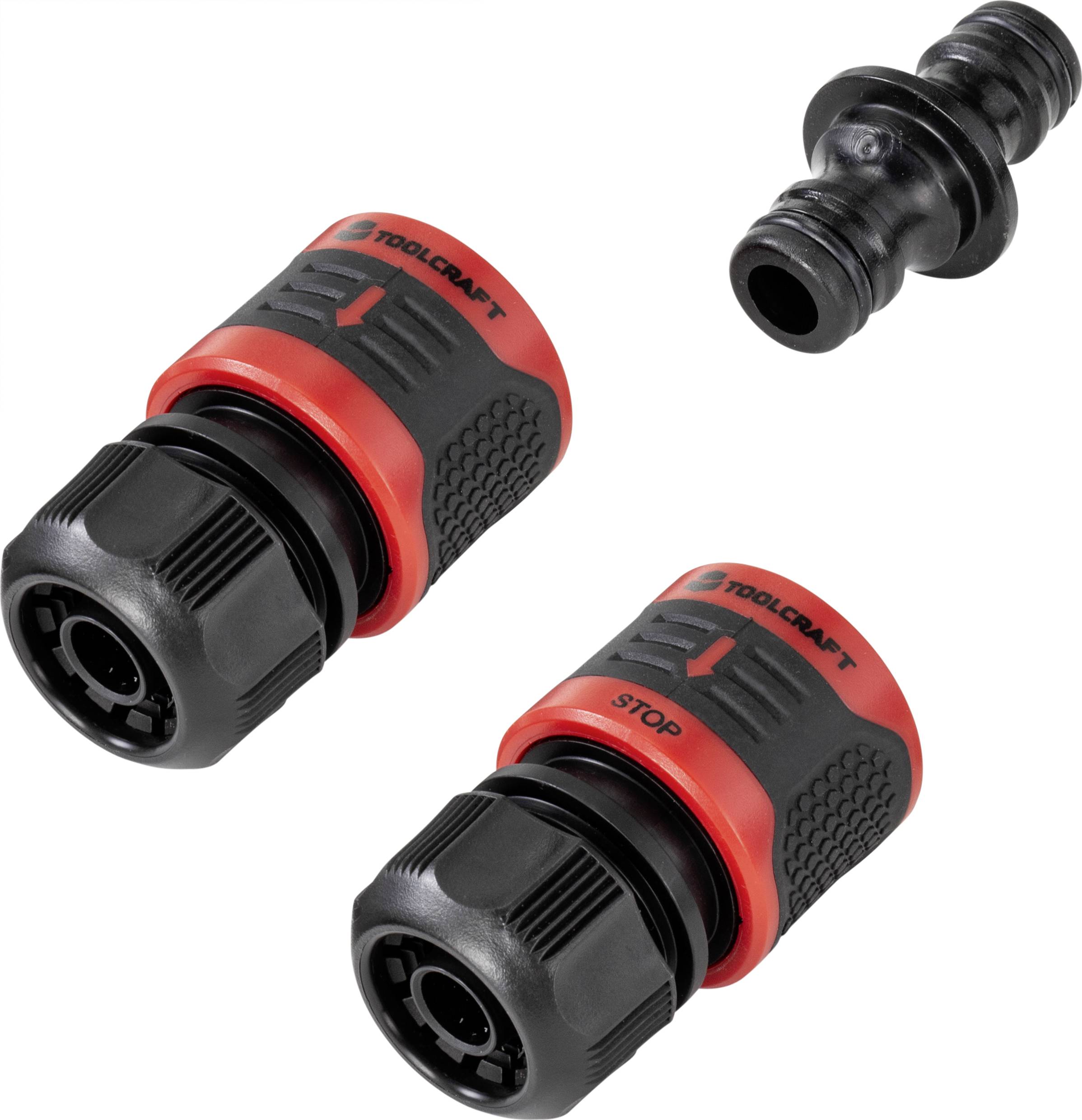 TOOLCRAFT 2302357 Kunststoff Schlauchstück 13mm (1/2") Ø, Steckkupplung