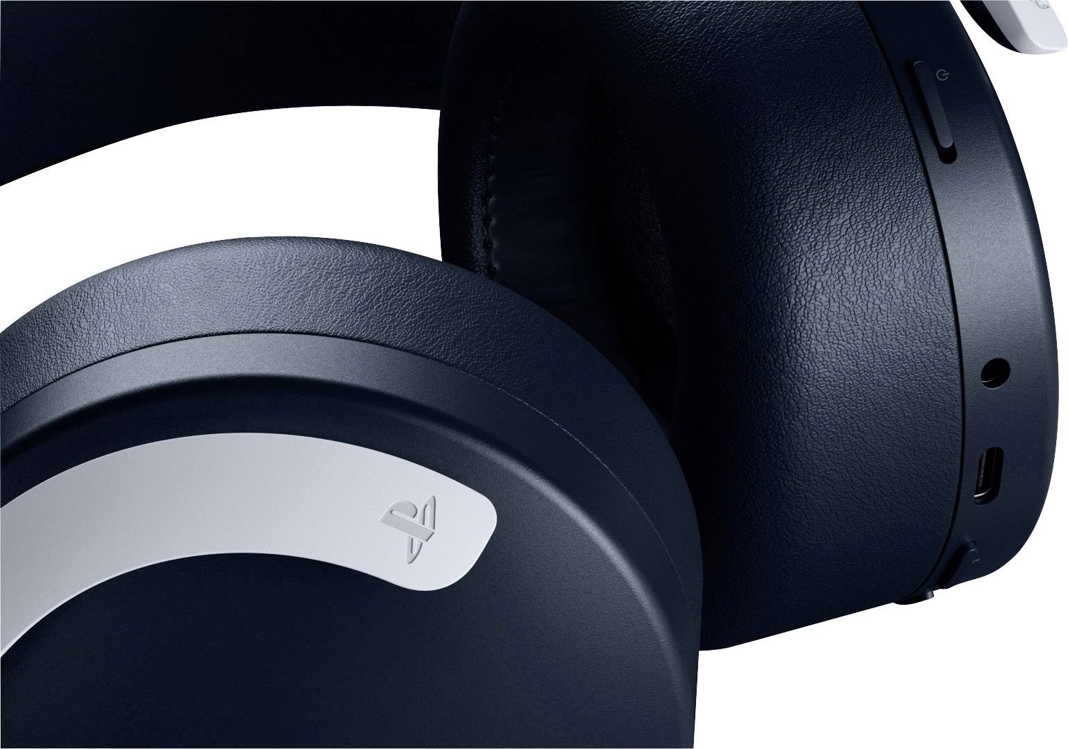 Sony Pulse 3D Wireless Headset Gaming Over Ear Headset kabelgebunden Stereo Schwarz, Weiß Noise Cancelling