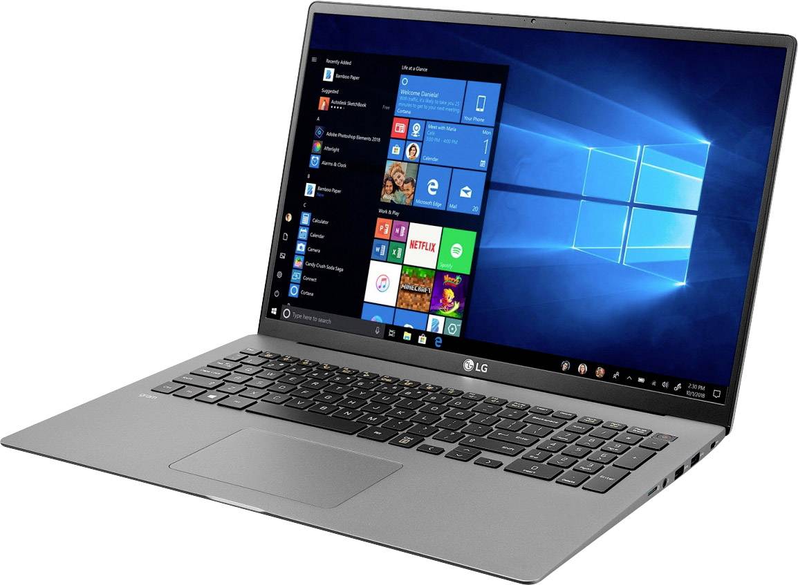 LG Electronics Notebook Gram 17 17Z90N 43.2cm (17 Zoll) WQXGA Intel® Core™ i7 i7-1065G7 16GB RAM 1TB SSD Intel Iris Plus Graphics