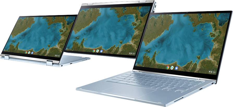 Asus C433TA-AJ0139 35.6cm (14 Zoll) Chromebook Intel® Core™ i5 i5-8200Y 8GB 128GB SSD Intel HD Graphics 615 Chrome OS Silber