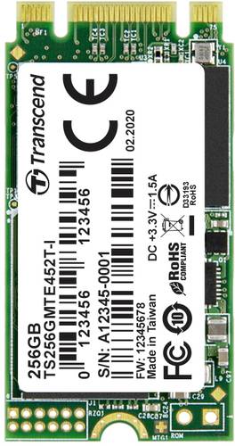 Transcend MTE452T-I 256 GB Interne M.2 PCIe NVMe SSD 2242 PCIe NVMe 3.0 x2 Industrial TS256GMTE452T