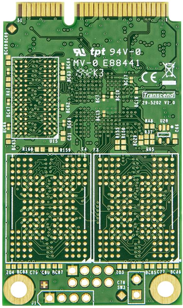 Transcend MSA452T-I 256GB Interne mSATA SSD SATA 6 Gb/s TS256GMSA452T-I